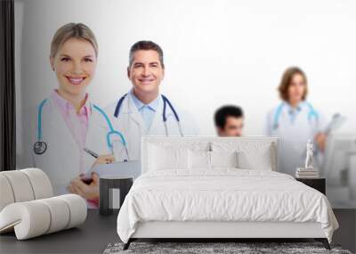 Medical doctors group. Wall mural