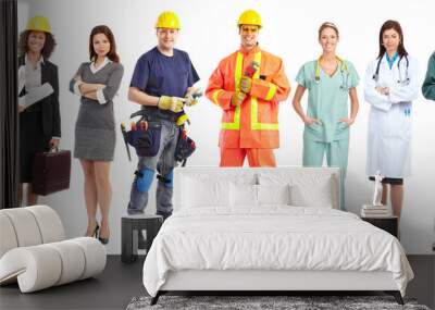 workers Wall mural