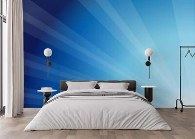 Abstract background blue Wall mural