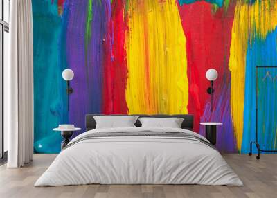 Abstract art background. Hand-painted Wall mural