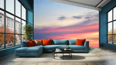 Beautiful sunset Wall mural