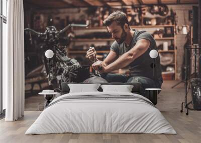 this bike will be perfect. Wall mural