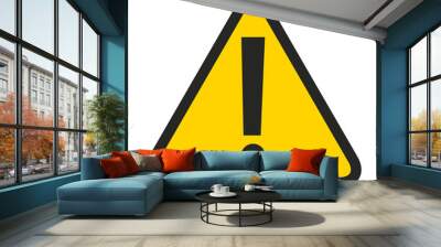 alert symbol  isolated icon design Wall mural