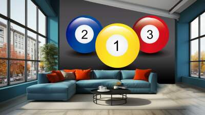 billiard  design Wall mural