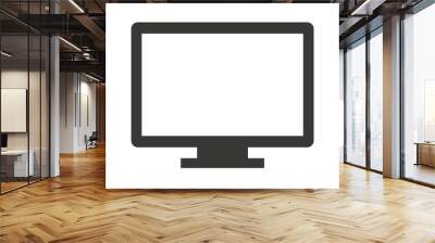 computer monitor isolated icon design Wall mural