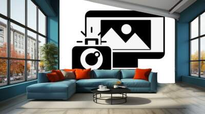 computer screen photographic camera photo Wall mural