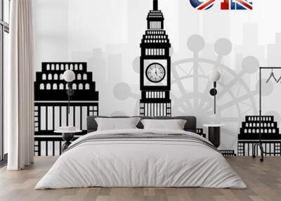 england design. Wall mural