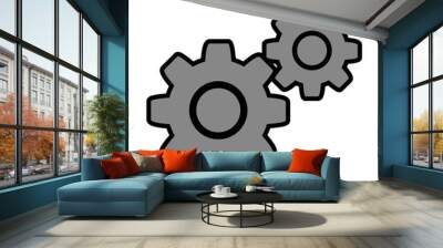 gear machine isolated icon vector illustration design Wall mural