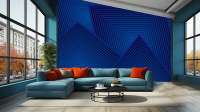 geometric figures and colors work art background design Wall mural