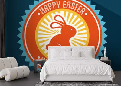 happy easter Wall mural