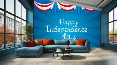 happy independence day Wall mural