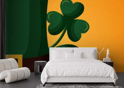 happy st patricks day Wall mural