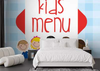 kids menu Wall mural