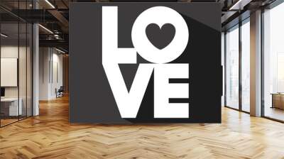 love design Wall mural