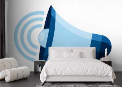 megaphone design Wall mural