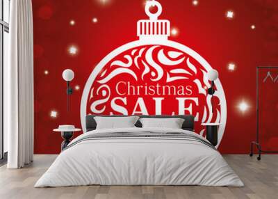 Merry christmas shopping  Wall mural