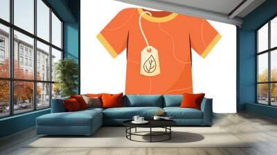 orange shirt ecology fashion Wall mural