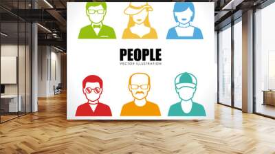 People design Wall mural