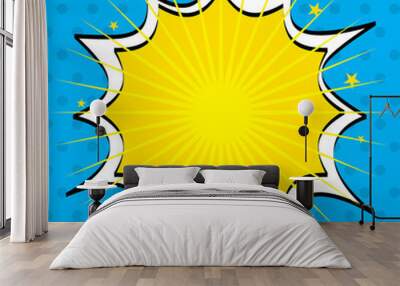 pop art boom Wall mural