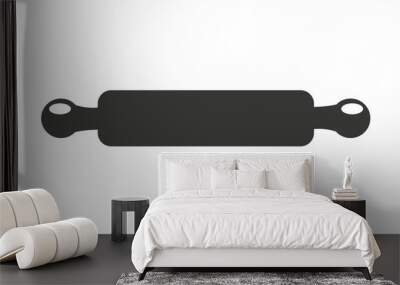 rolling pin isolated icon design Wall mural