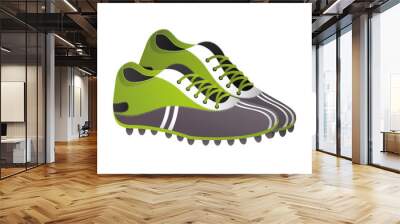 soccer sport shoes isolated icon Wall mural