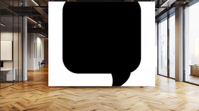 speech bubble isolated icon Wall mural