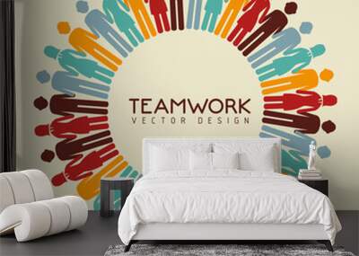 teamwork Wall mural