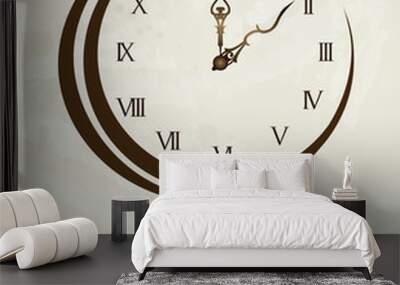 time design Wall mural