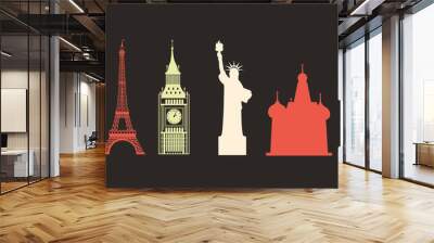 travel design Wall mural