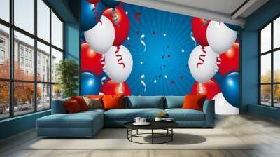 USA design Wall mural