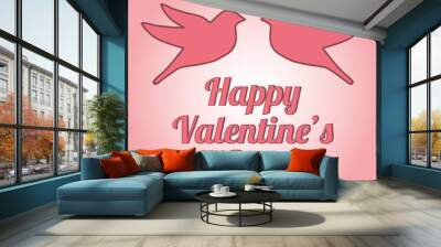 valentines day Wall mural