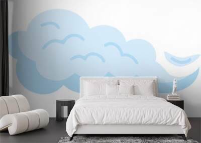 weather cloud blue light Wall mural