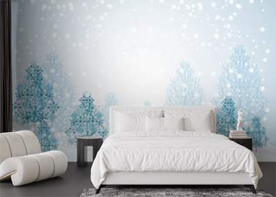 welcome winter design  Wall mural