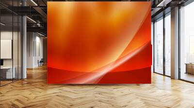 Orange wavelet aurora background Aurorac 3 Wall mural