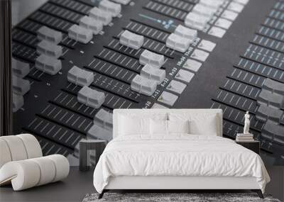 Light control panel of a big stage Wall mural