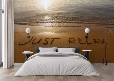 Just relax Wall mural