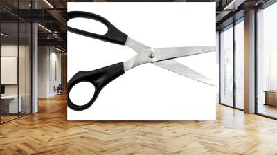 Stationery office scissors on a white background. scissors isolate Wall mural