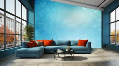 Blue fantasy background Wall mural