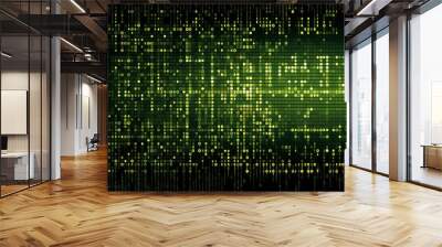 Binary Code Digital Abstract Background Wall mural