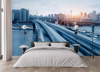 China Chongqing dimensional traffic Wall mural