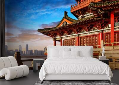 chinese ancient architecture Wall mural