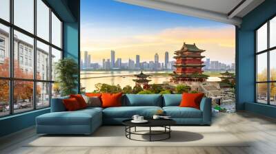 Chinese Classical Architecture Wall mural