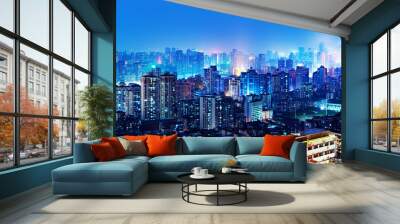 Chongqing night scene Wall mural