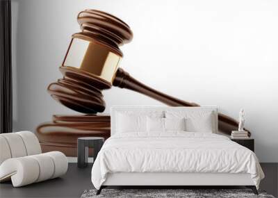 3d judge gavel high quality asset Wall mural