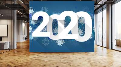 2020 - happy new year 2020	 Wall mural