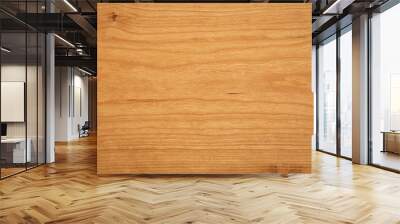 Cherry wood texture. Cherry wood texture background. Wood plank texture pattern. Wall mural