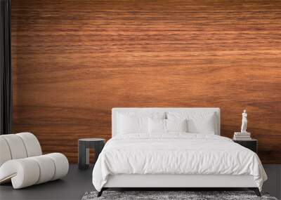 Walnut wood texture. Super long walnut planks texture background. Texture element. Wall mural