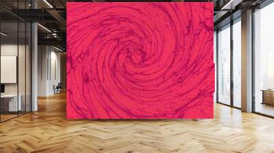 Mystical abstract red whirlpool background Wall mural