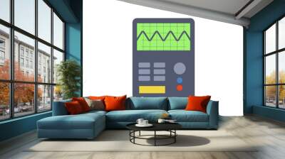 colored electric measuring instrument icon. Element of science and laboratory for mobile concept and web apps. Detailed electric measuring instrument icon can be used for web Wall mural