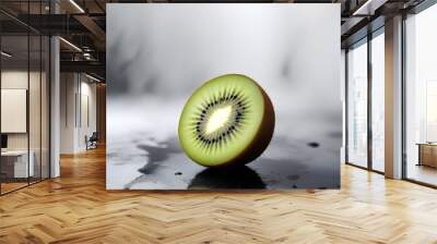 kiwi fruit slice Wall mural